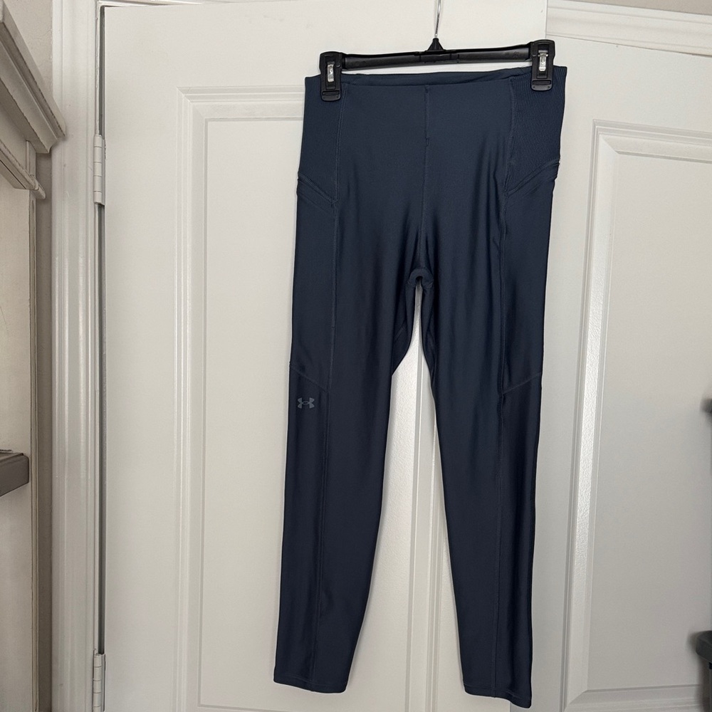 Under Armour Blue Gray 7/8 Compression Leggings
